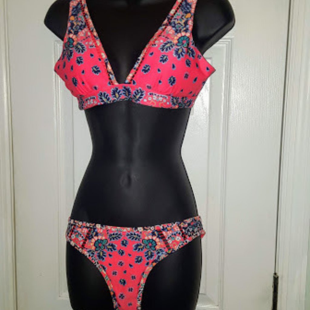 Nwt! Red Carter Positano Bikini, Size 8